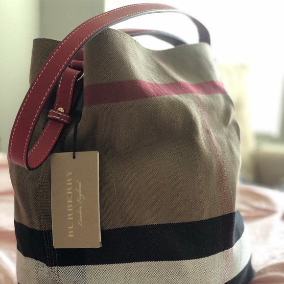 Burberry Handbags - Burberry Ashby Medium Tote in Red